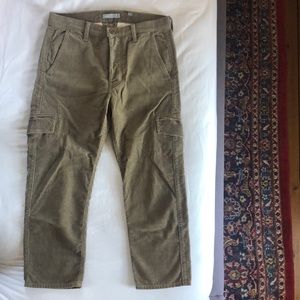 Vince corduroy cropped cargo pants